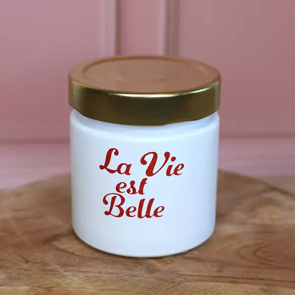 Bougie « La Vie est Belle »