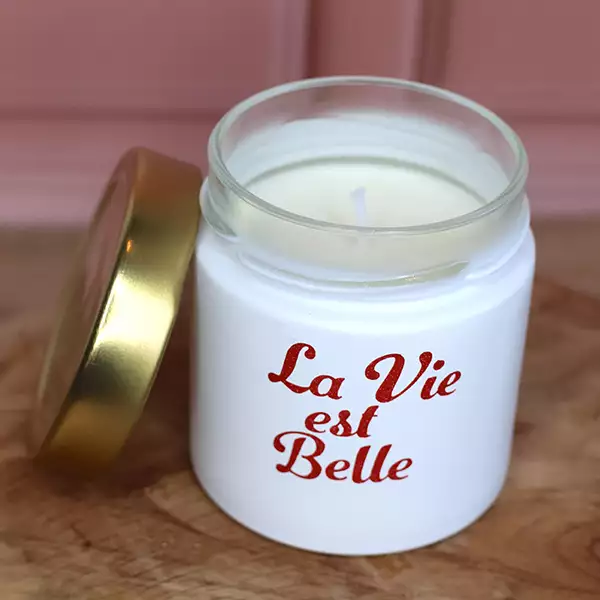 Bougie « La Vie est Belle »