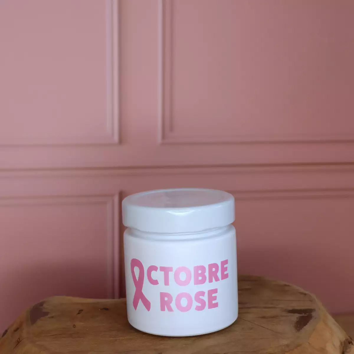 Bougie OCTOBRE ROSE