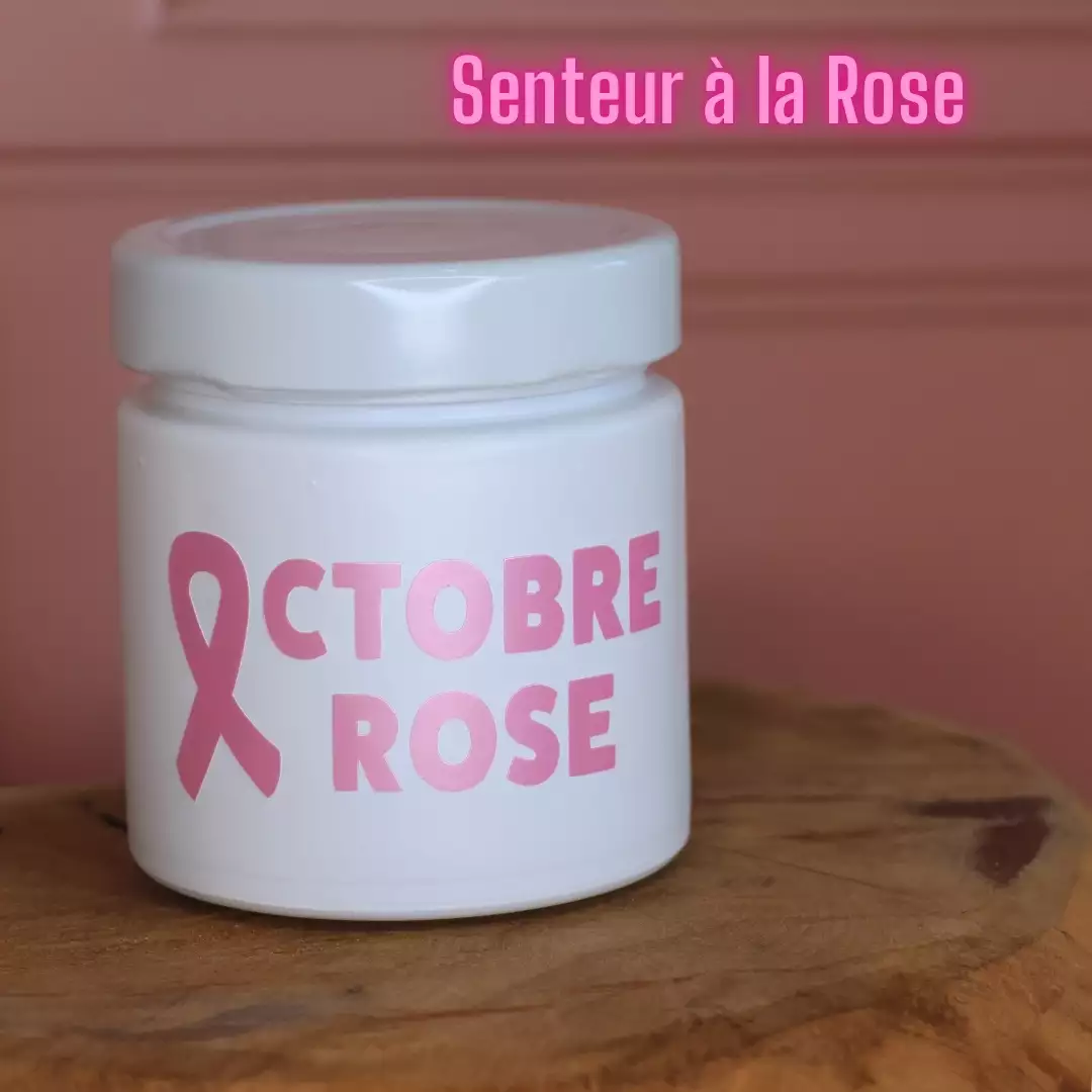 Bougie OCTOBRE ROSE